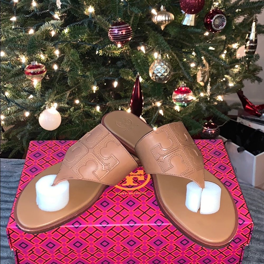 Tory Burch Jamie Full Logo Thong Sandal